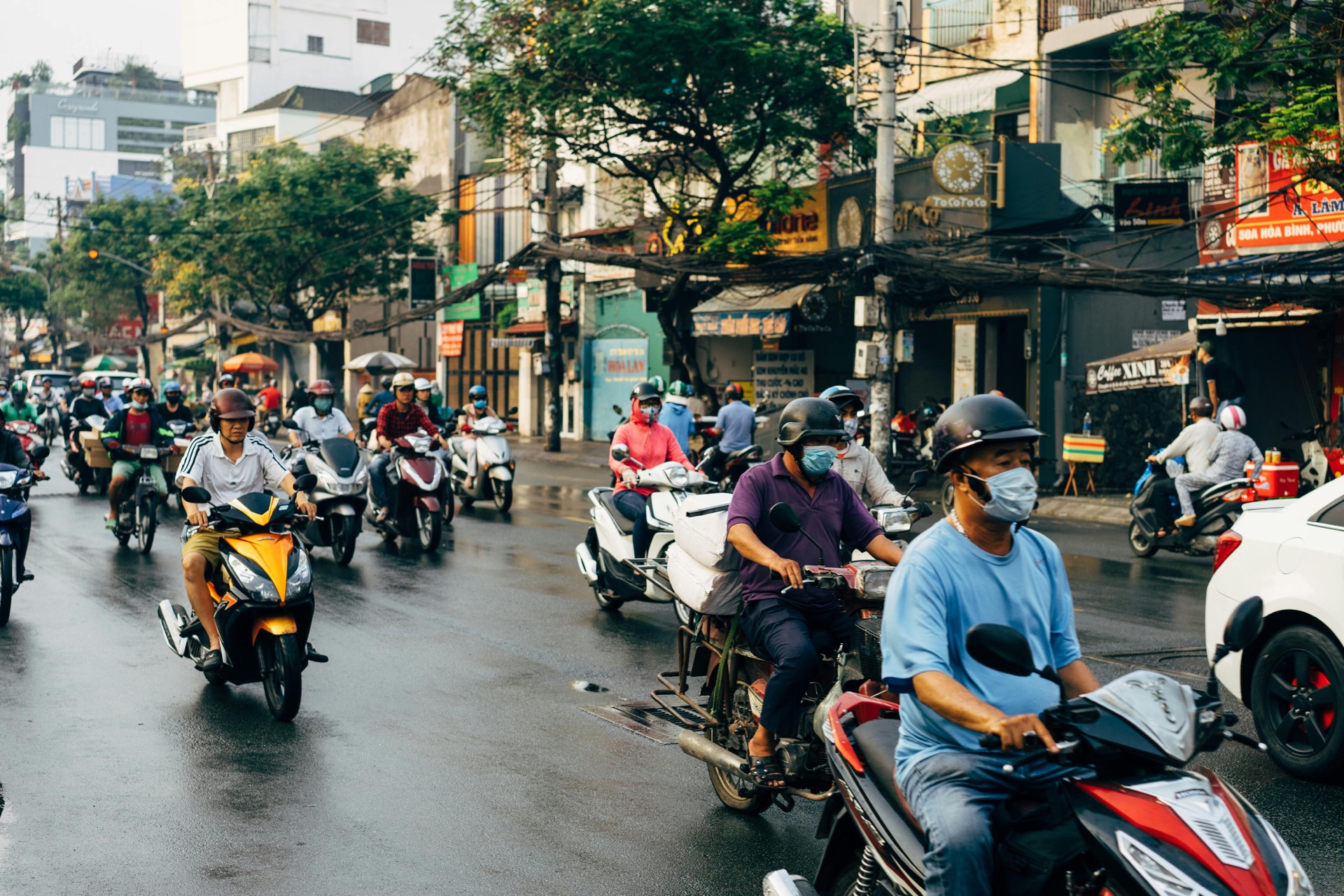 Motorbikes in HCMC
